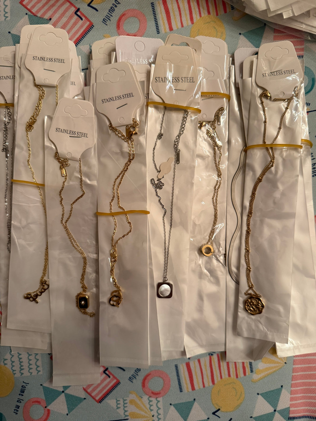 Stainless Steel Random Necklace Assortment