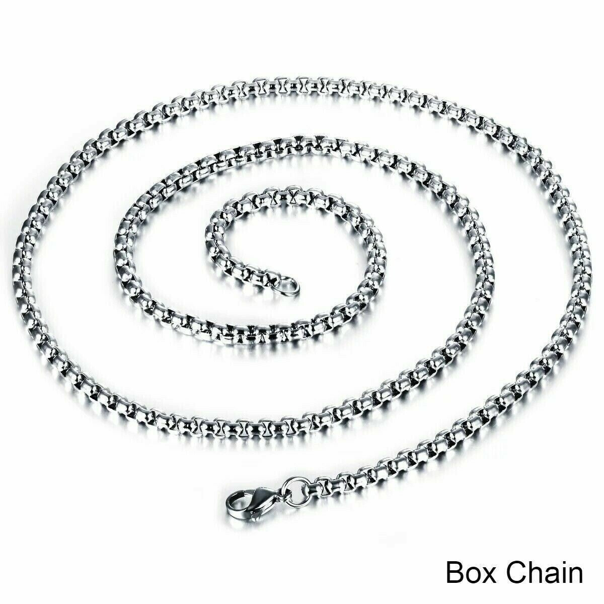 Men's Christ Jesus Nail Rope Cross Pendant Necklace Christian Jewelry Chain 24"2