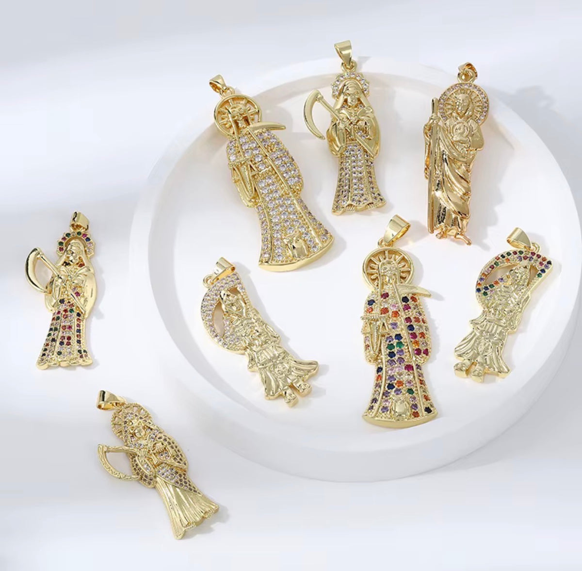 Random Religious Pendants Gold Plated